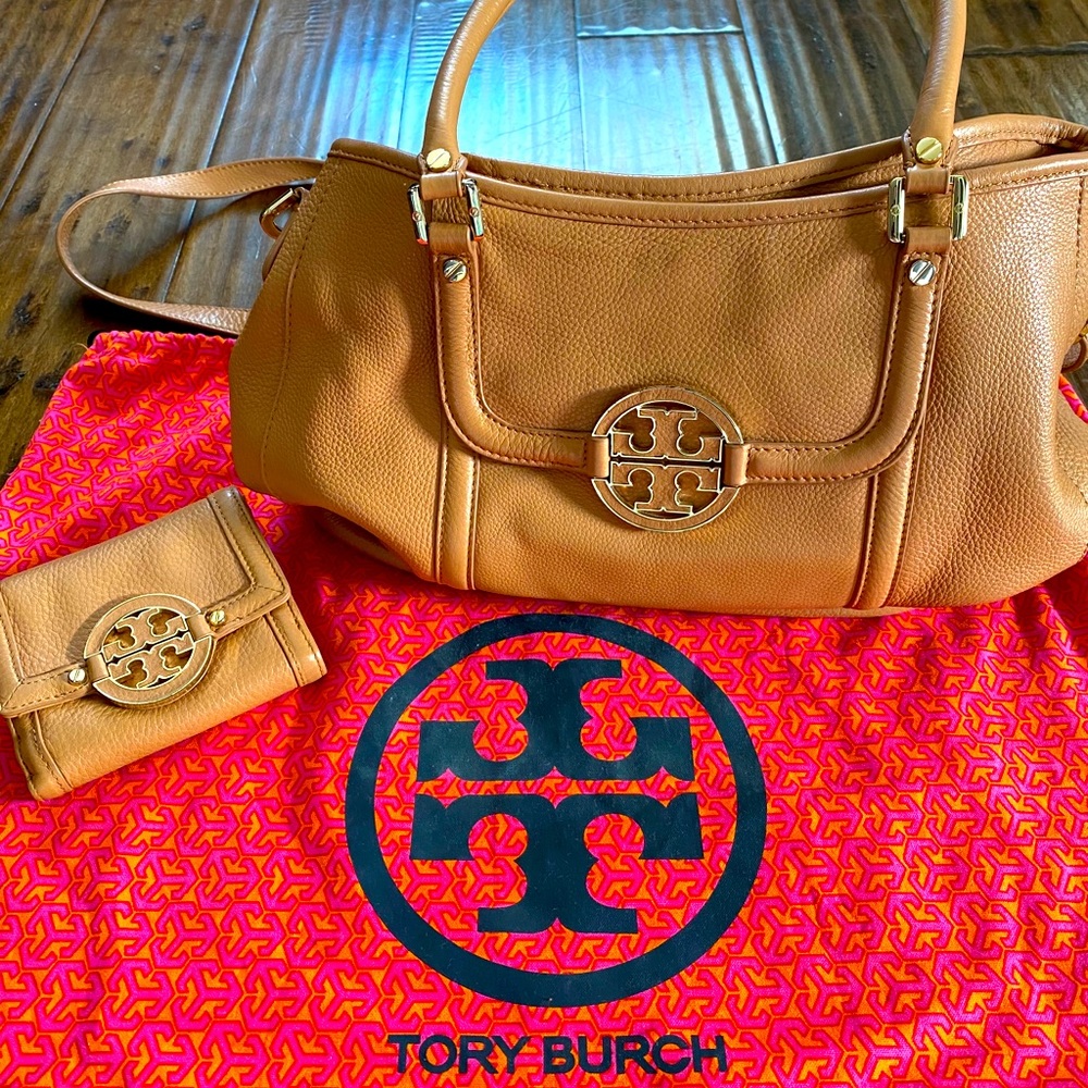 Tory Burch Leather Bag and Wallet